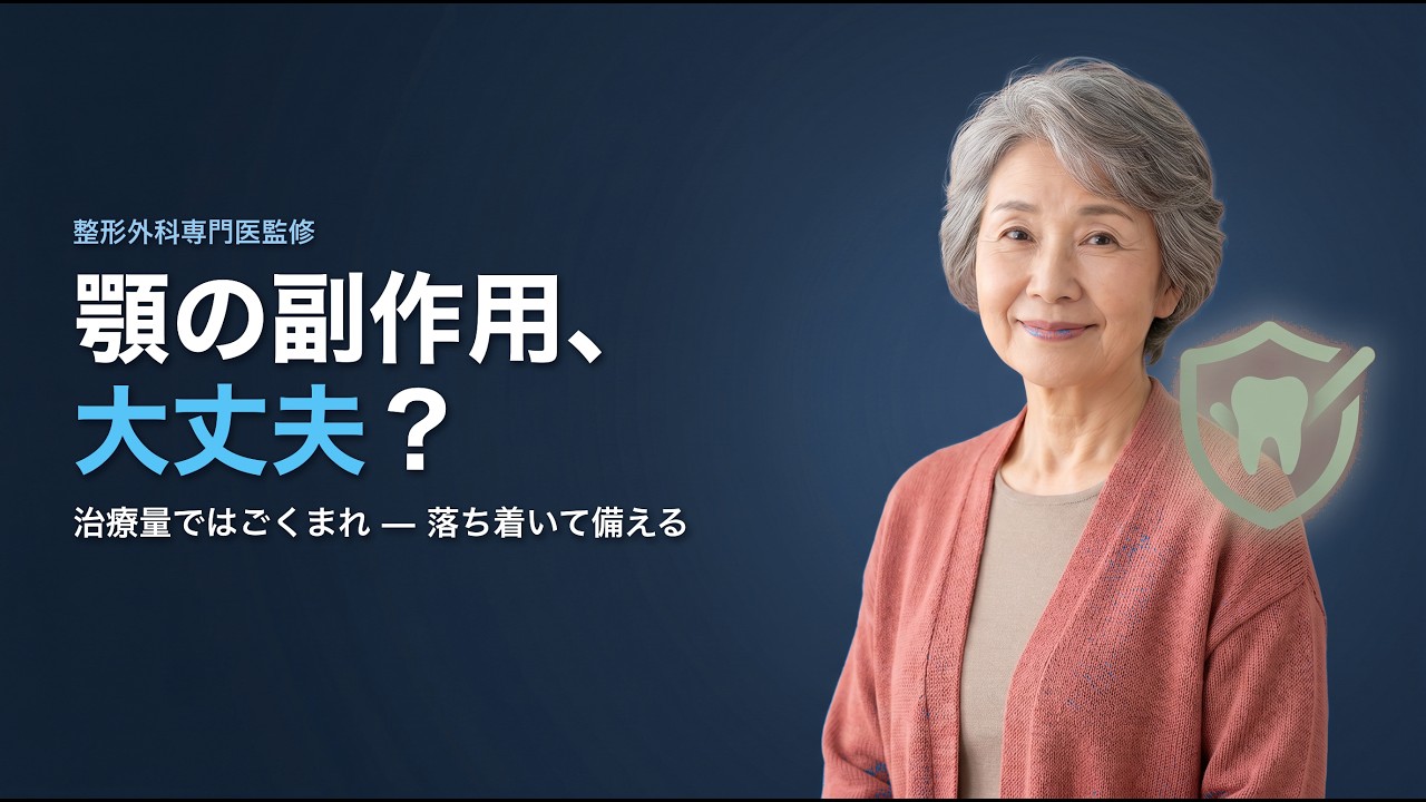 骨粗鬆症の薬で顎骨壊死がこわい方へ 正しい知識